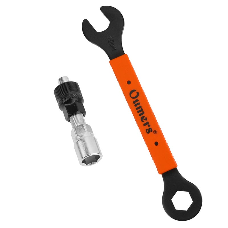 Oumers Bicycle Crank Extractor Puller, Bike Crank Removal Tool Fit for Square Threaded Taper Crankset - Image 2